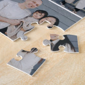 Puzzle de collage de photos couleur modifiable de (Côté)