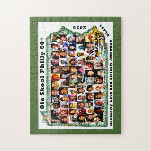 Puzzle de collage de plus de 60 ans (Vertical)