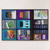 Puzzle de collection de livres d'auteur (Horizontal)