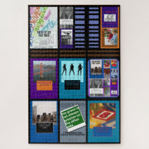 Puzzle de collection de livres d'auteur