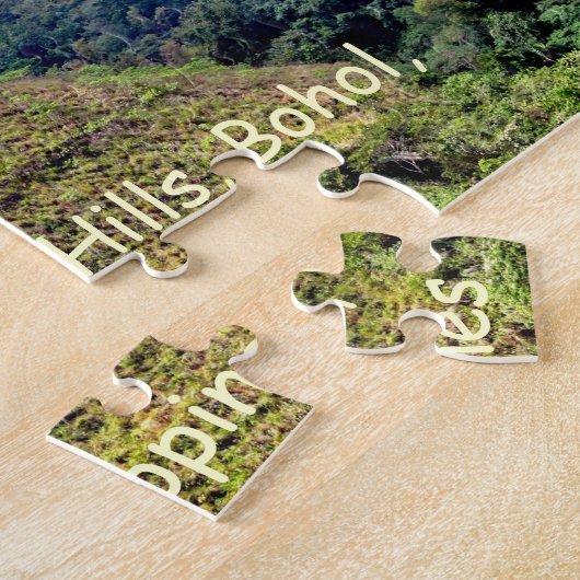 Puzzle de collines de chocolat (Côté)