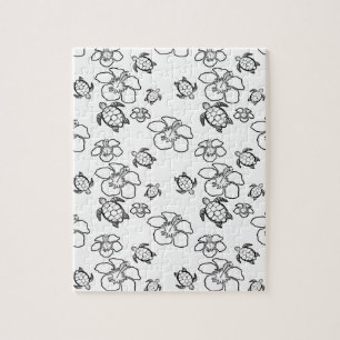 Puzzle de coloriage pour adultes Motifs hawaïens