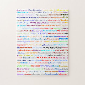 Puzzle de conception de texte Mackenzie II