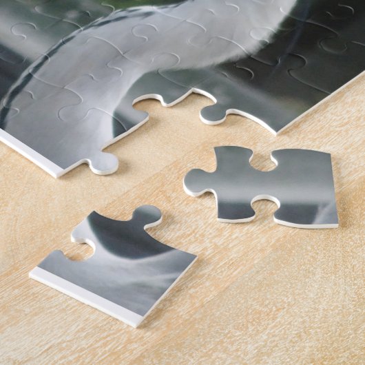 Puzzle de conception : Héron bleu (Côté)