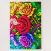 Puzzle de conception rose (Vertical)