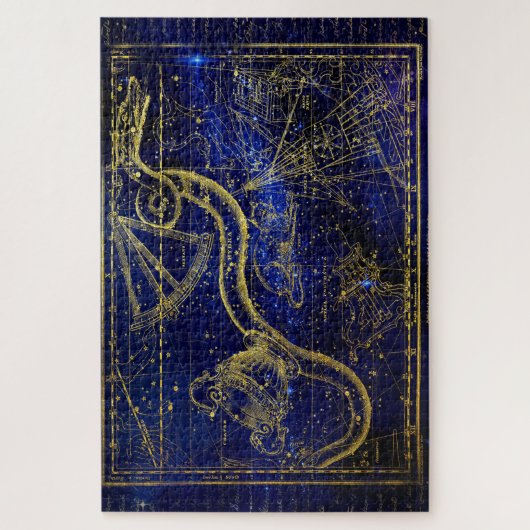 puzzle de constellation de chat et de serpent (Vertical)