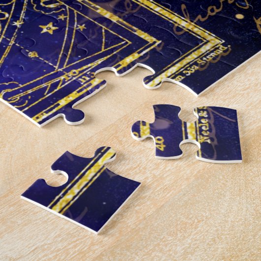 puzzle de constellation de chat et de serpent (Côté)