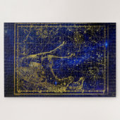 puzzle de constellation de chevaux et dauphins (Horizontal)