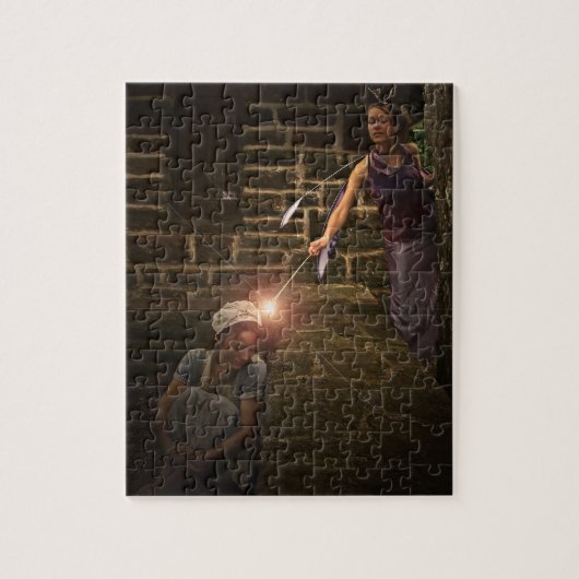 Puzzle de conte de fées de Cendrillon et de (Vertical)