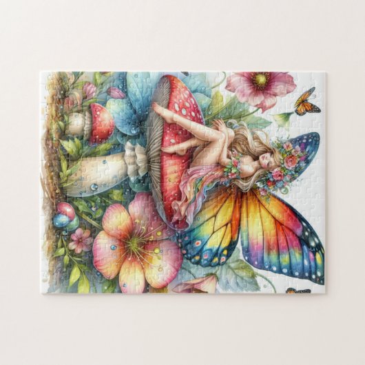 Puzzle de conte fée avec puzzle de couleurs de fée (Horizontal)