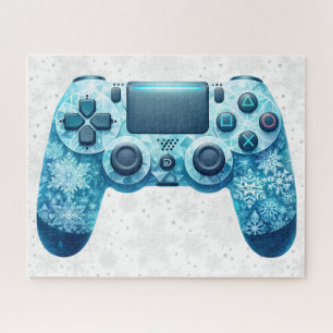 Puzzle de contrôleur de jeu d'hiver