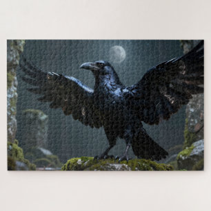Puzzle de corbeau d'esprit celtique