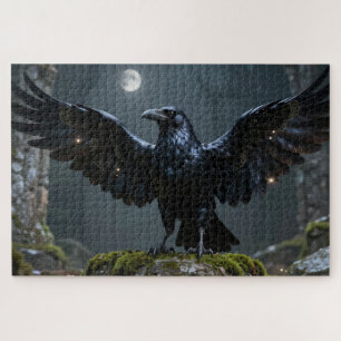 Puzzle de corbeau d'esprit celtique