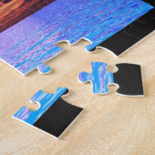Puzzle de coucher de soleil du paradis tropical (Côté)