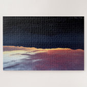 Puzzle de coucher de soleil nuageux coloré (Horizontal)