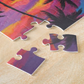Puzzle de coucher de soleil tropical (Côté)