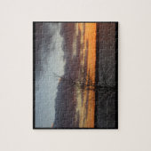 Puzzle de coucher du soleil de lac (Vertical)