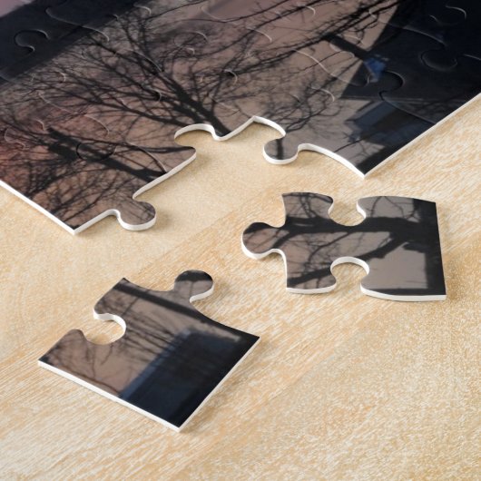 Puzzle de coucher du soleil de lac turtle (Côté)