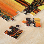 Puzzle de coucher du soleil de Palmetto (Côté)