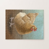 Puzzle de couleur chamois de poule d'Orpington (Horizontal)