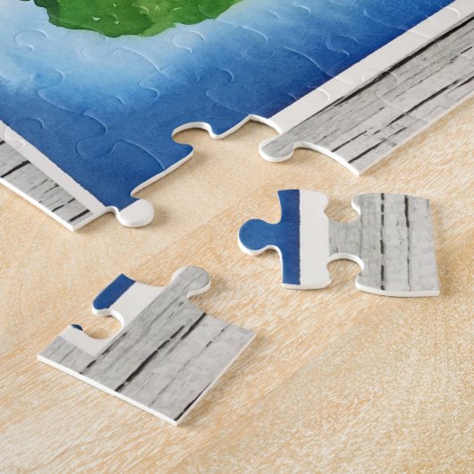 Puzzle de couleur d'eau (Côté)