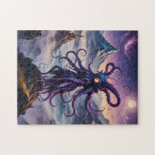 Puzzle de couleurs vives de l'espace Octopus Bold (Horizontal)