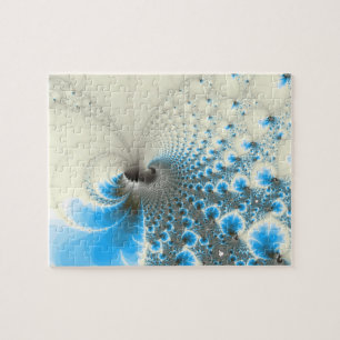 Puzzle De coupure art de fractale dessus -