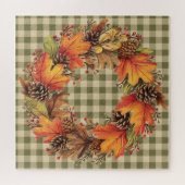 Puzzle de couronne d'automne (Horizontal)