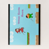 Puzzle de course de jeu vidéo (Vertical)