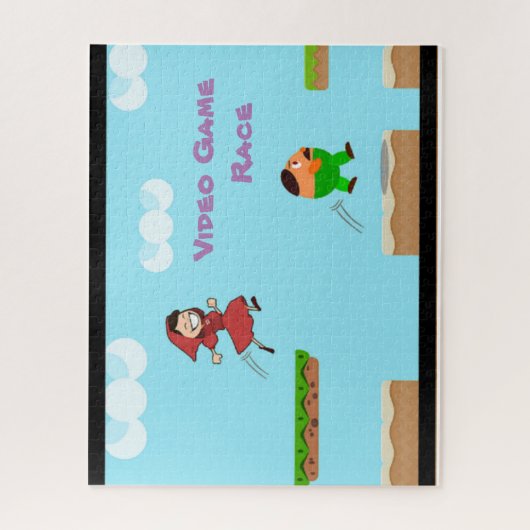 Puzzle de course de jeu vidéo (Vertical)