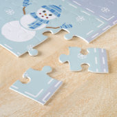 Puzzle de courtepoint d'hiver (Côté)