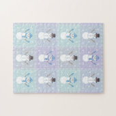Puzzle de courtepoint d'hiver (Horizontal)