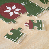 Puzzle de courtepointe de Noël (Côté)