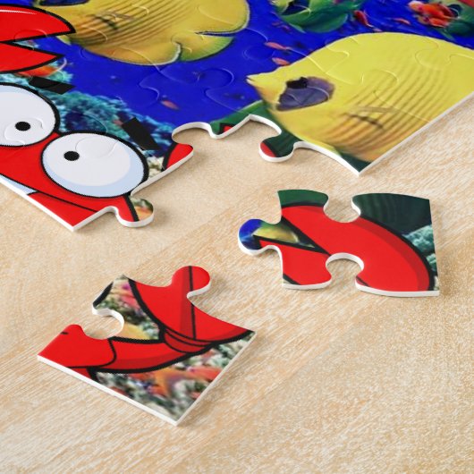 Puzzle de crabe de poisson (Côté)