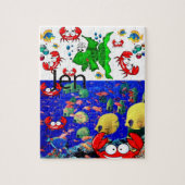 Puzzle de crabe de poisson (Vertical)
