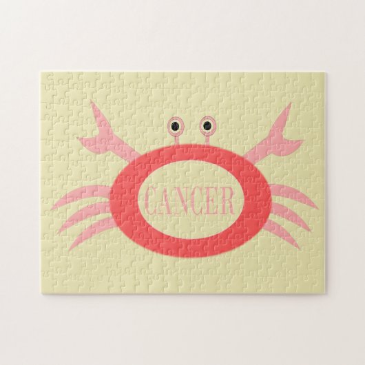 Puzzle de crabe des signes cancéreux (Horizontal)