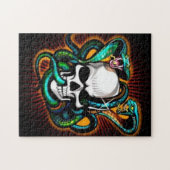 Puzzle de crâne et de cobras (Horizontal)