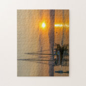 Puzzle de croisière au coucher du soleil sur le la (Vertical)