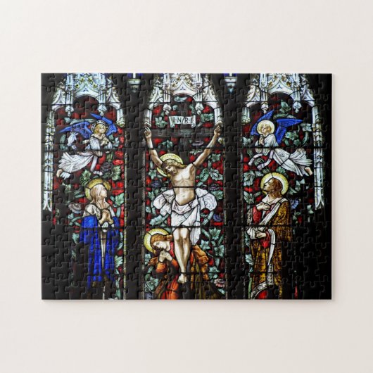 Puzzle de crucifixion (verre souillé) (Horizontal)