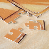 Puzzle de cuisine jaune soleil (Côté)