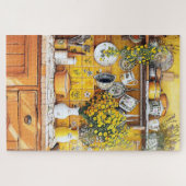 Puzzle de cuisine jaune soleil (Horizontal)
