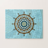 Puzzle de cuivre Imaginaire Mehndi (Horizontal)