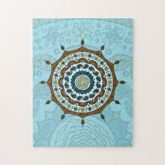 Puzzle de cuivre Imaginaire Mehndi (Vertical)