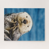 Puzzle de Cute Sea Otter (Horizontal)