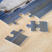 Puzzle de cygne d'amour d'hiver (Côté)