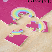 Puzzle de danse avec coeur & tourbillons. (Côté)