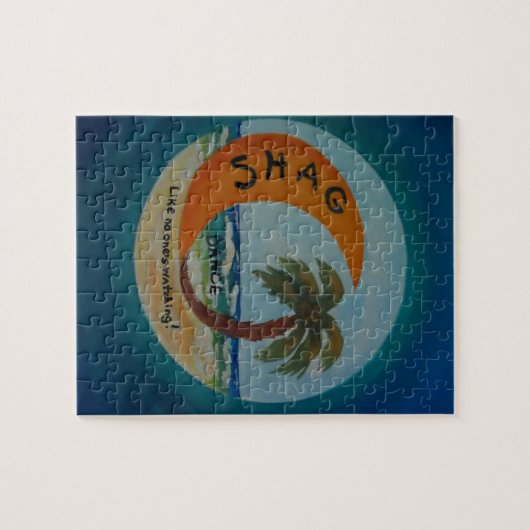 PUZZLE DE DANSE DE TAPIS À LONGS POILS (Horizontal)