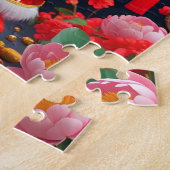 Puzzle de danse du lion mignon (Côté)