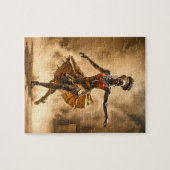 Puzzle de danseuse africaine (Horizontal)