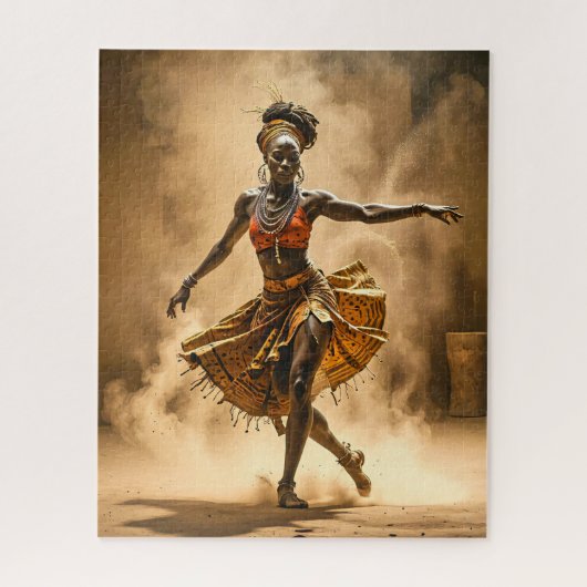 Puzzle de danseuse africaine (Vertical)